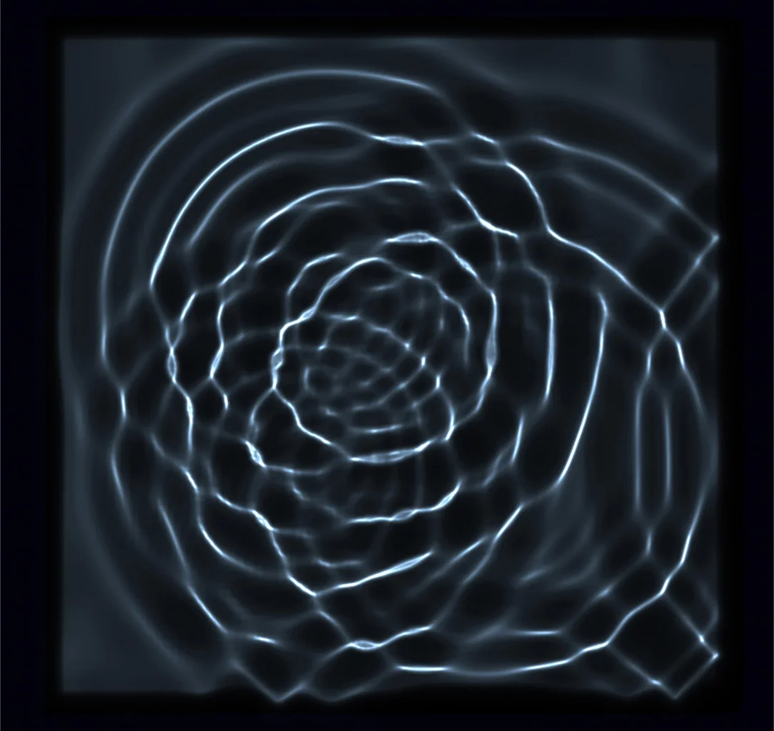 "Light Divides the Square" Computer Animation, 2012. Can be viewed at https://vimeo.com/60392462