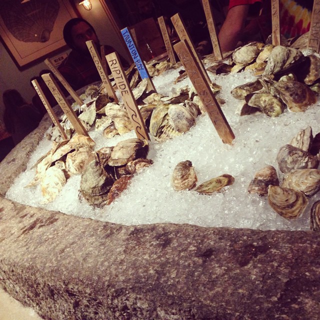 Eating an oyster is like kissing the sea...Eventide would know.