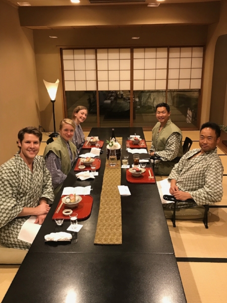 Happy faces post onsen at Gora Kadan