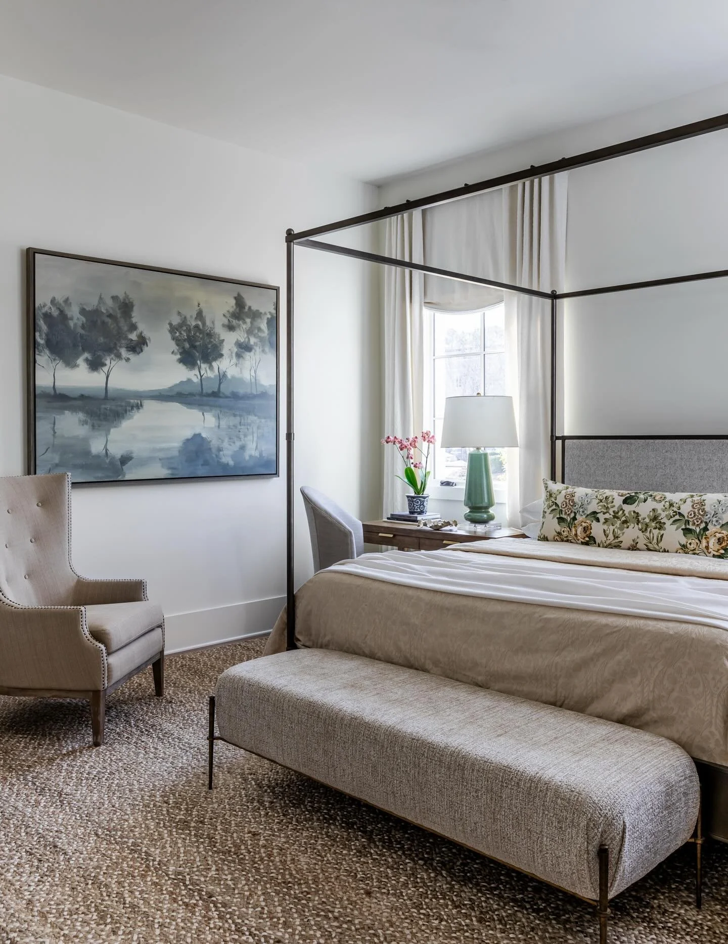 Quiet, grounded, restorative. 

In Historic Roswell, this bedroom became a quiet safe haven&hellip;the perfect place to unwind. 🌙✨

#restore #design #homedecor #bedroominspo #historicroswell