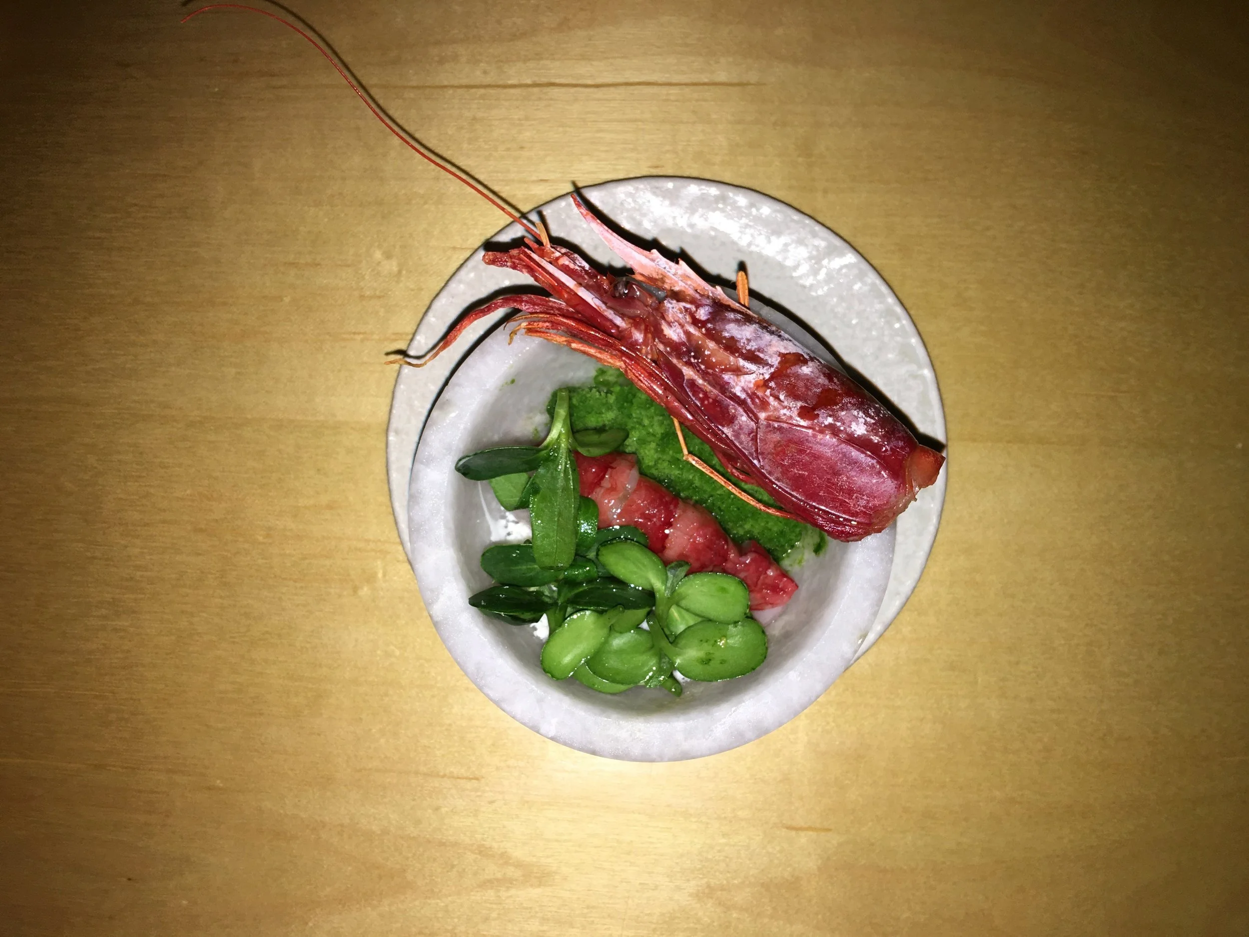 Spanish Shrimp + French Sorrell