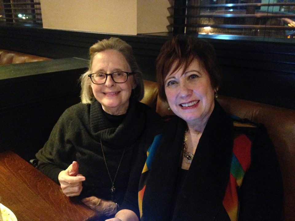 Anita Harris and Susie Bradford at Mimi Blue Meatballs in Carmel 