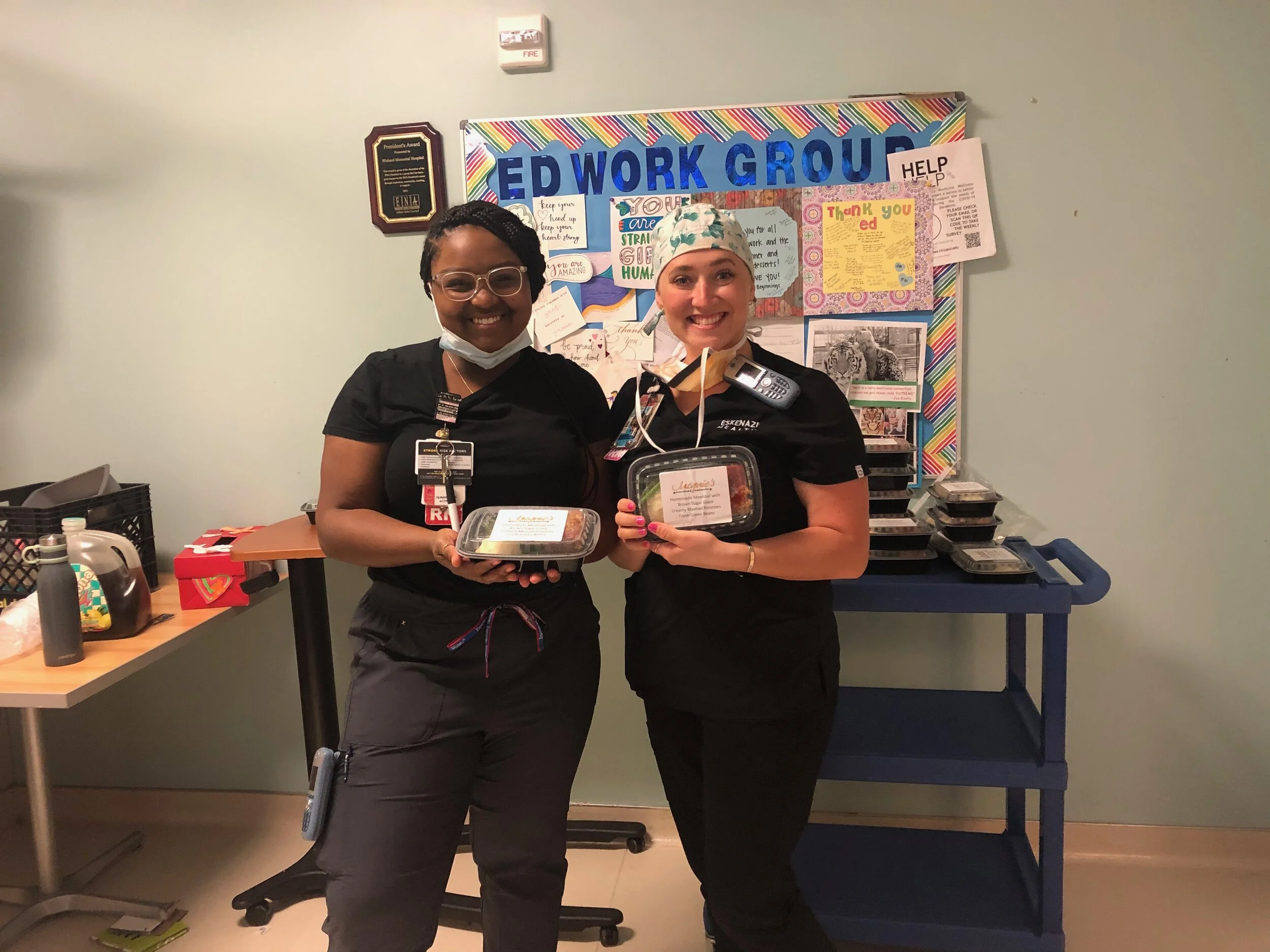 W4C Community Sponsors Dinner to Eskenazi Hospital Staff