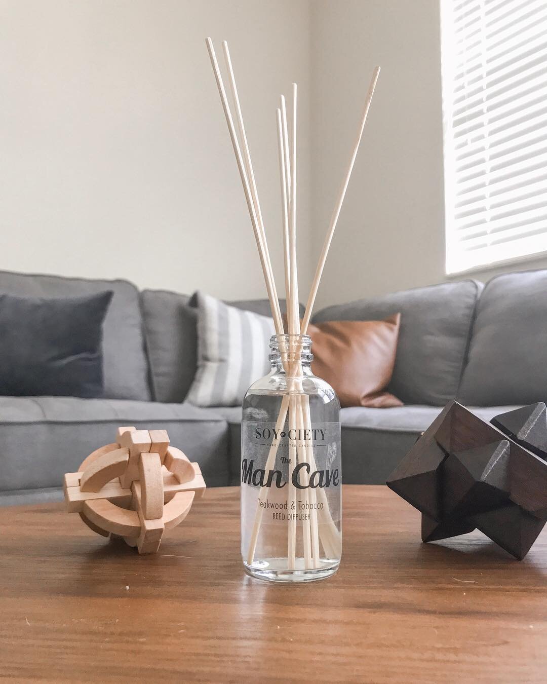 These reed diffusers are everything! We love lighting up our candles but we have a crazy pup @frenchlikelouis and he likes to run around like crazy... 😜 so we like to keep this in our living room to keep it smelling fresh with no hazard for our litt