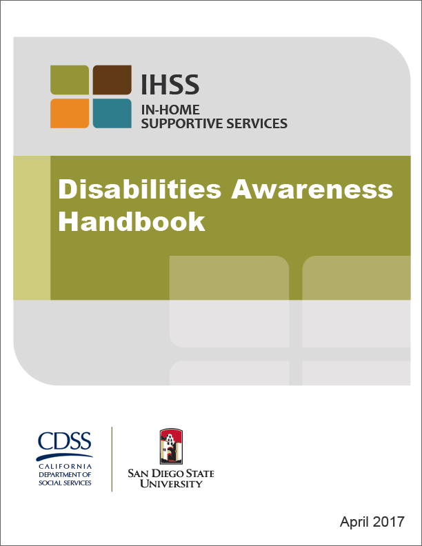 IHSS Disabilities Handbook Cover