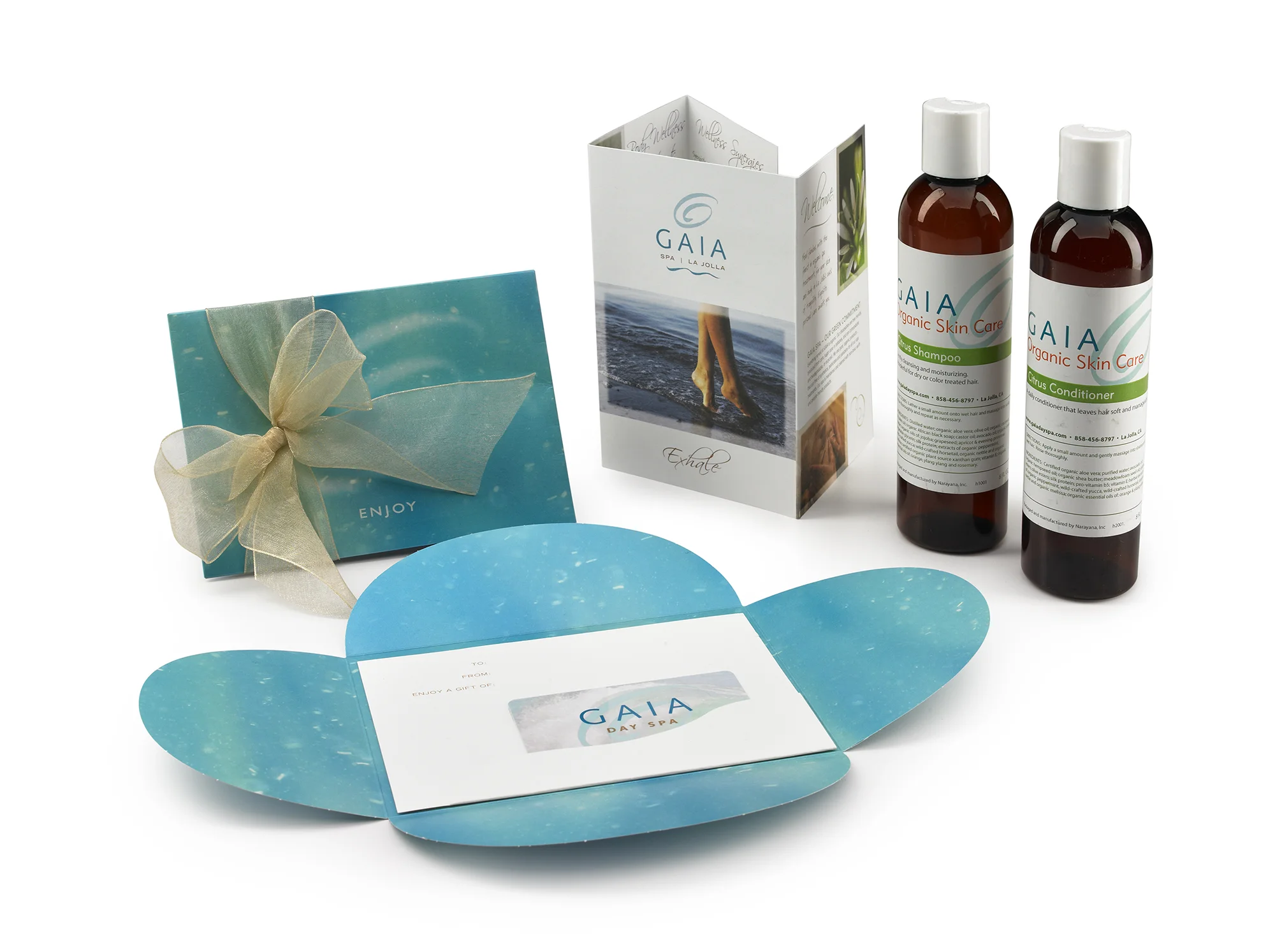 Gift Certificate, Services Menu, Package Design