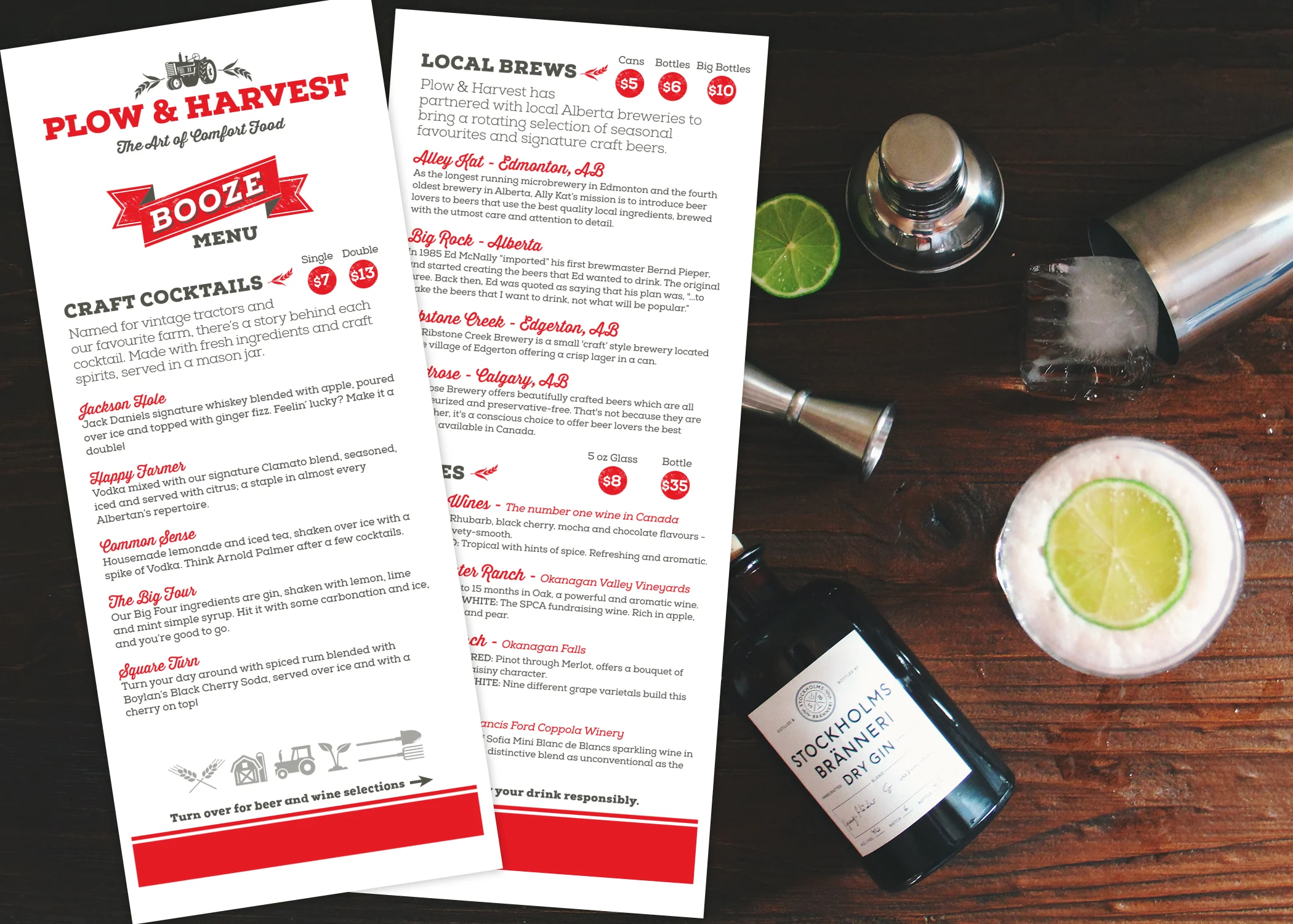 Canadians love their booze, in fact if you don’t serve alcohol at a sit down restaurant, chances are slim you will have a profitable business!