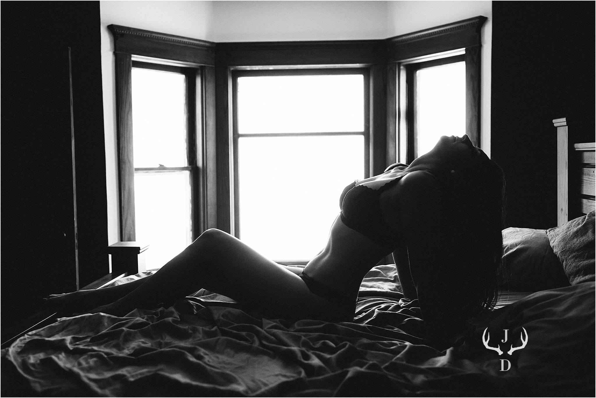 Intimate, lifestyle boudoir in Madison, WI.