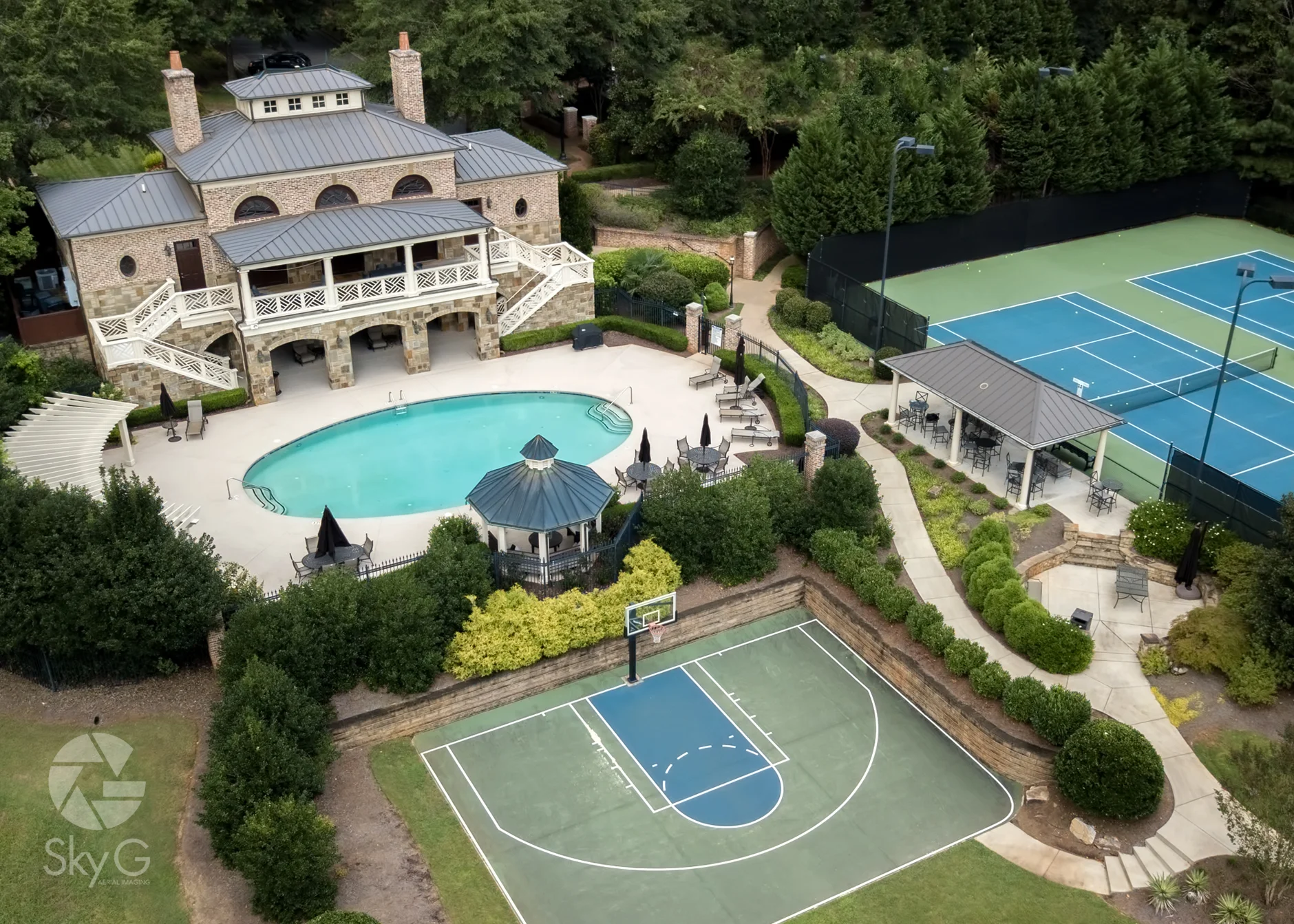 Aerial Photography - Residential Real Estate Amenities