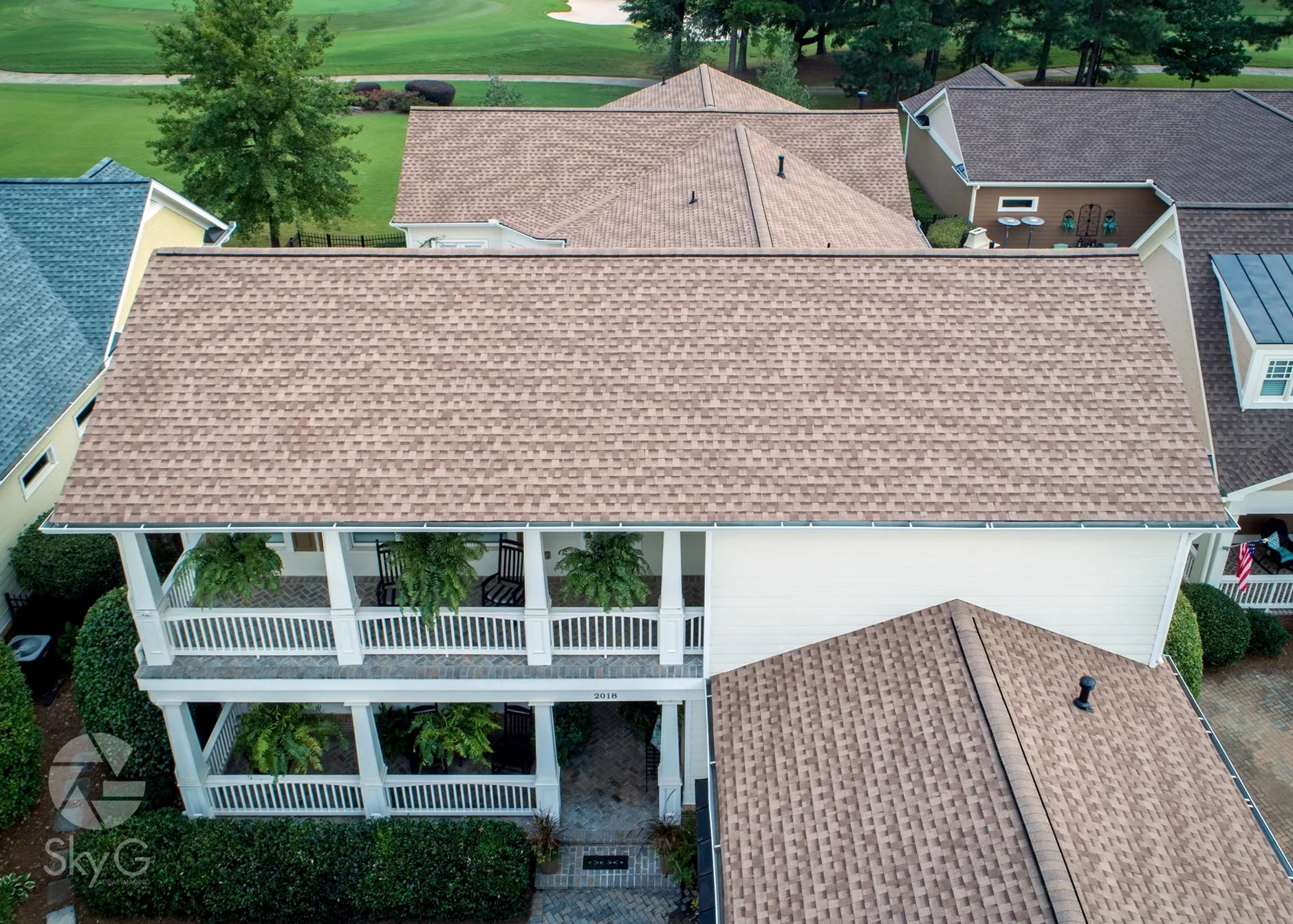Aerial Photography - Roof Replacement