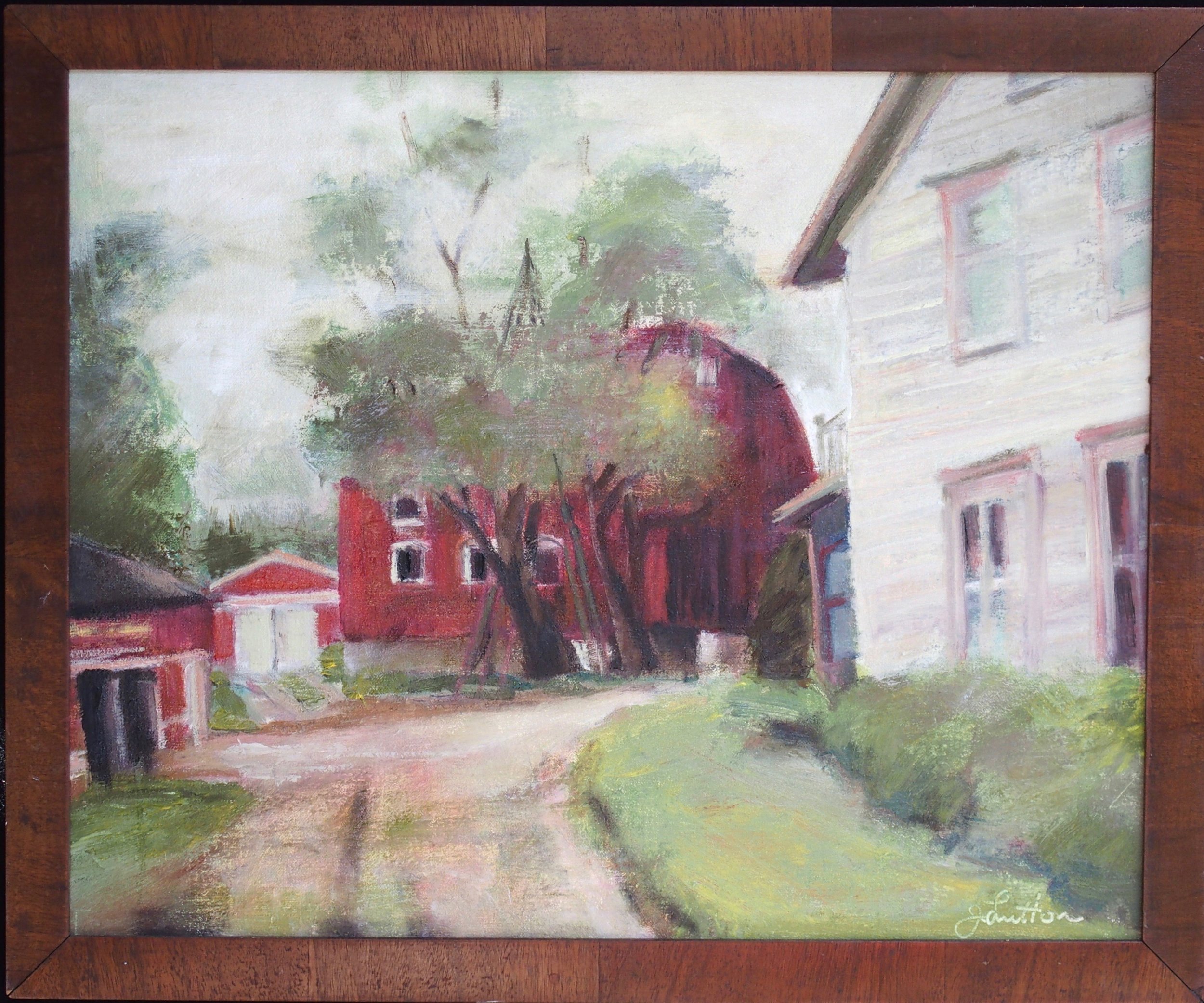 Apple Farm, framed