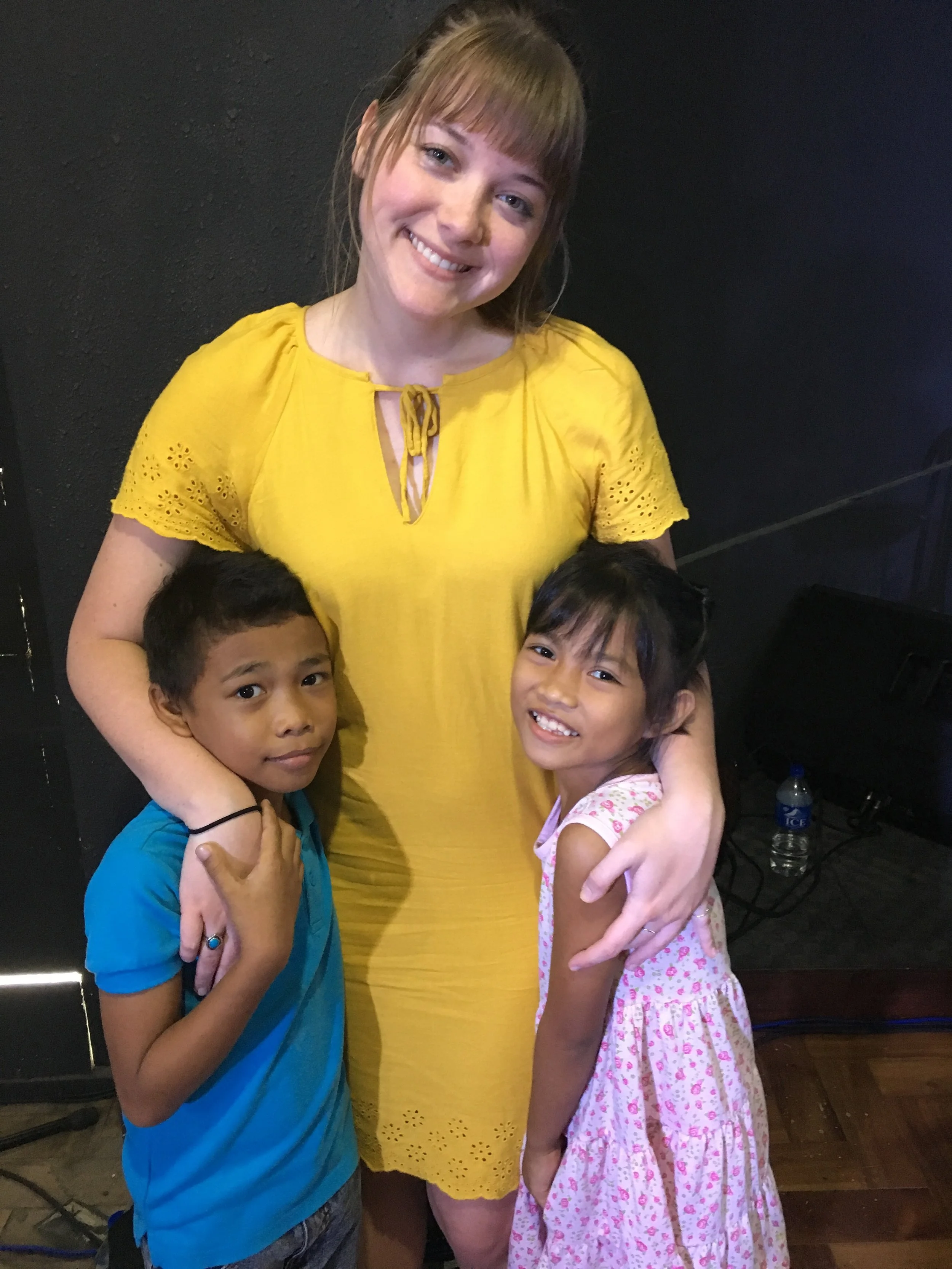 Church with the big kids.