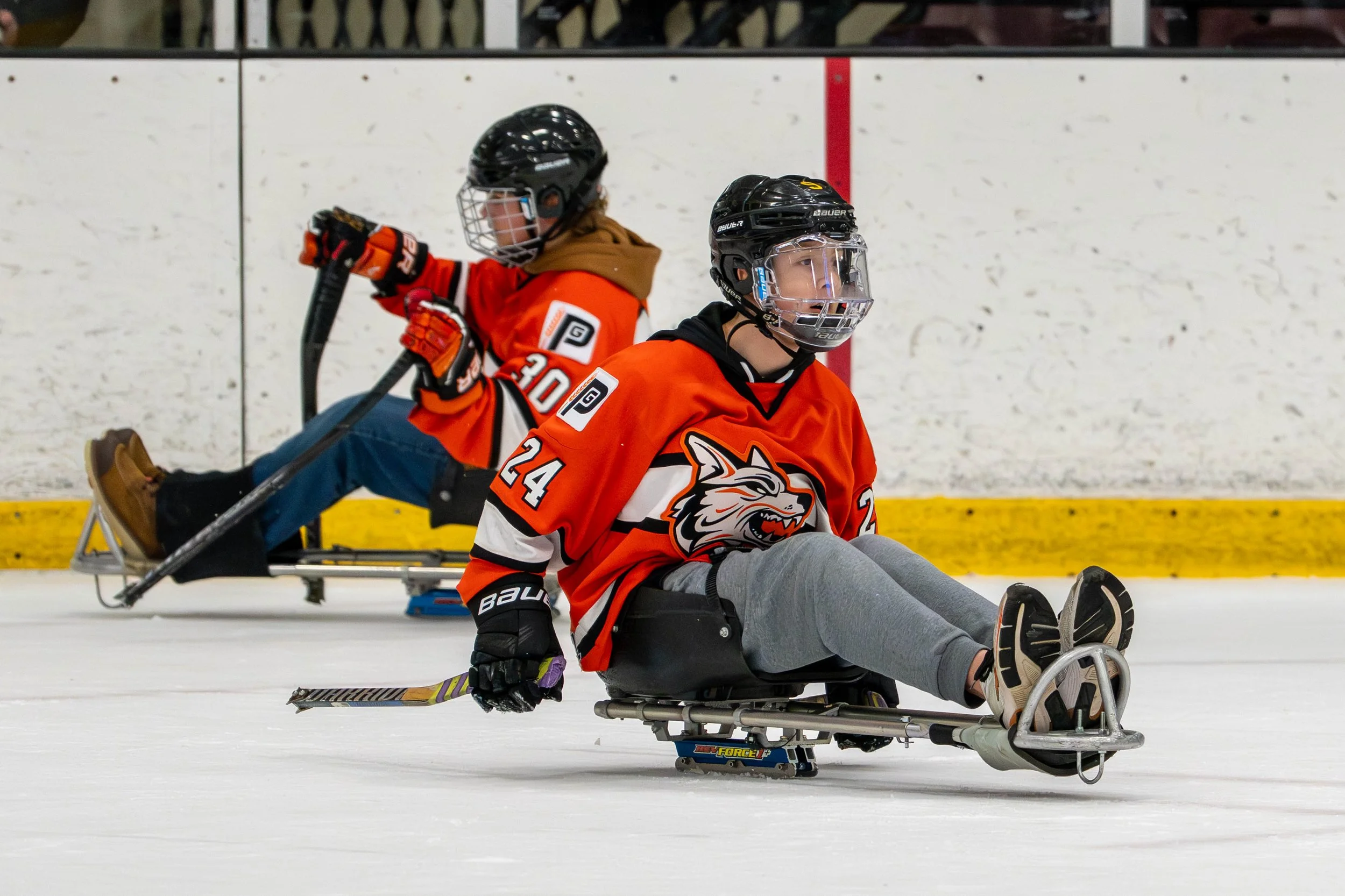 Prairie Grit Wolves Sled Hockey