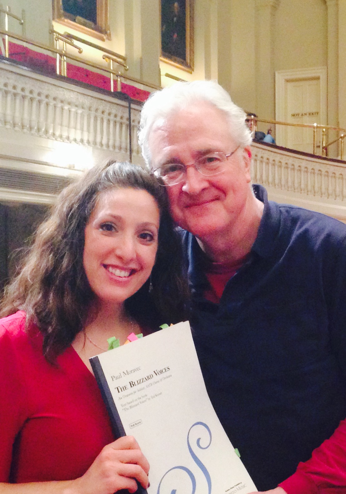  with composer Paul Moravec, Blizzard Voices, Boston Modern Orchestra Project 