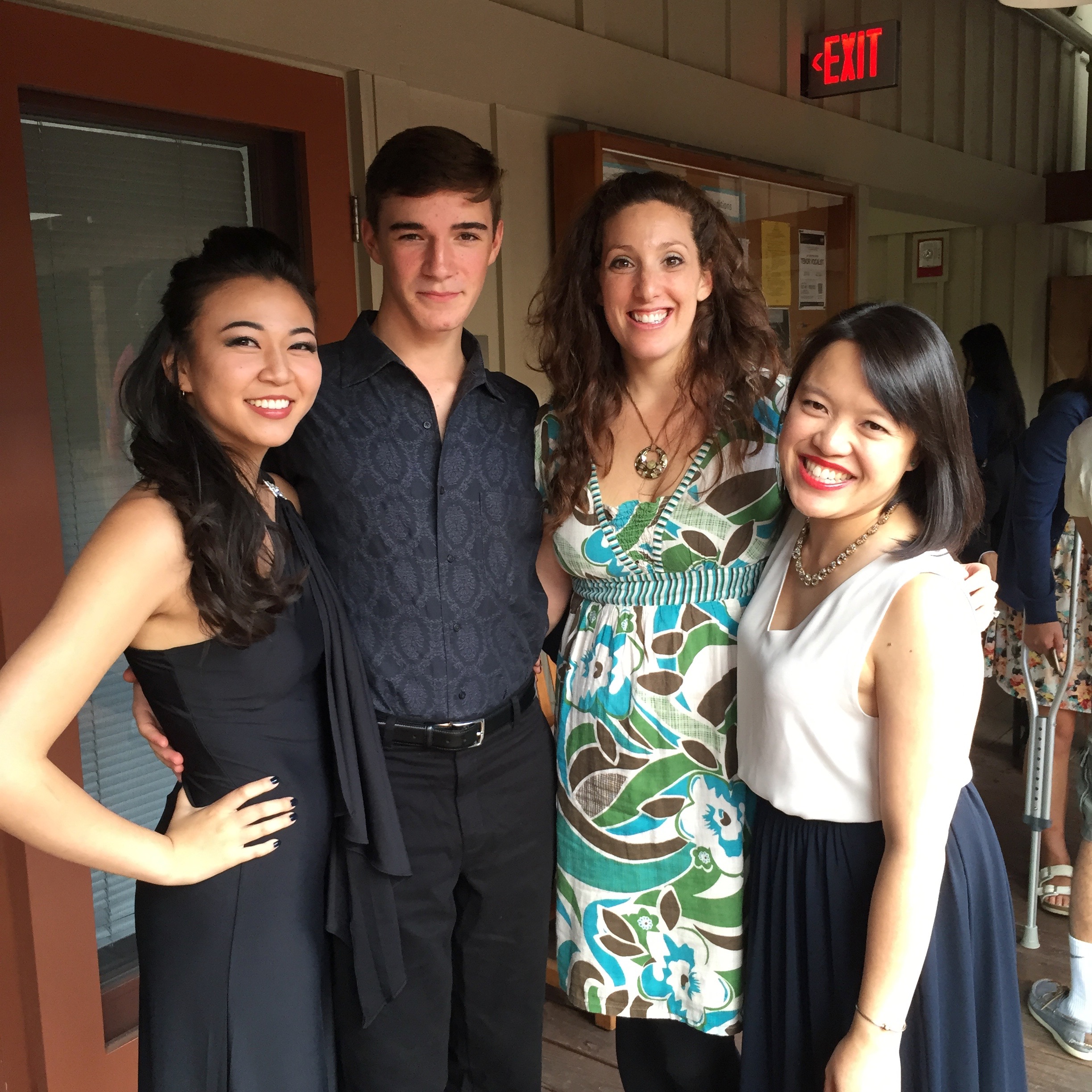  Students in honors recital and pianist Patricia Au at BU Tanglewood Institute 
