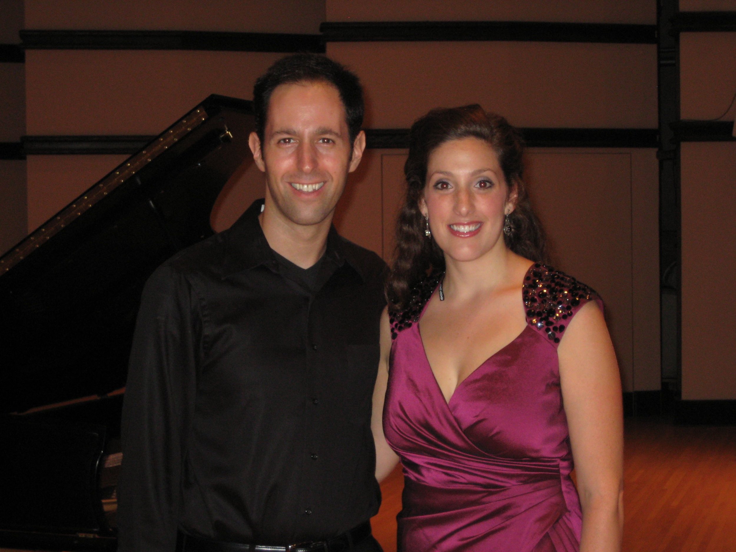 with pianist Spencer Myer, Steans Institute Ravinia Festival