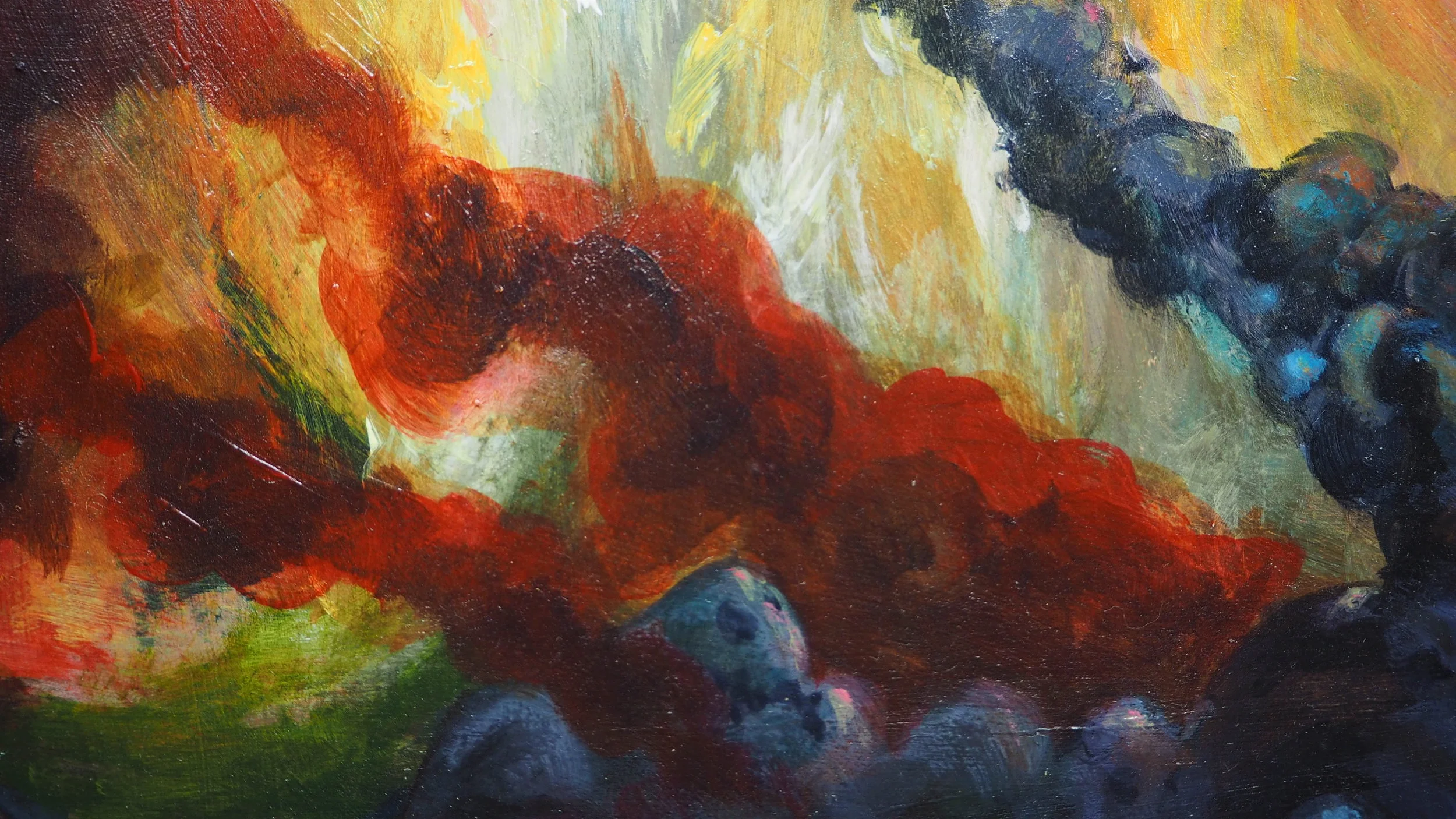     The painting of "My Childhood"&nbsp;inspired the series.    