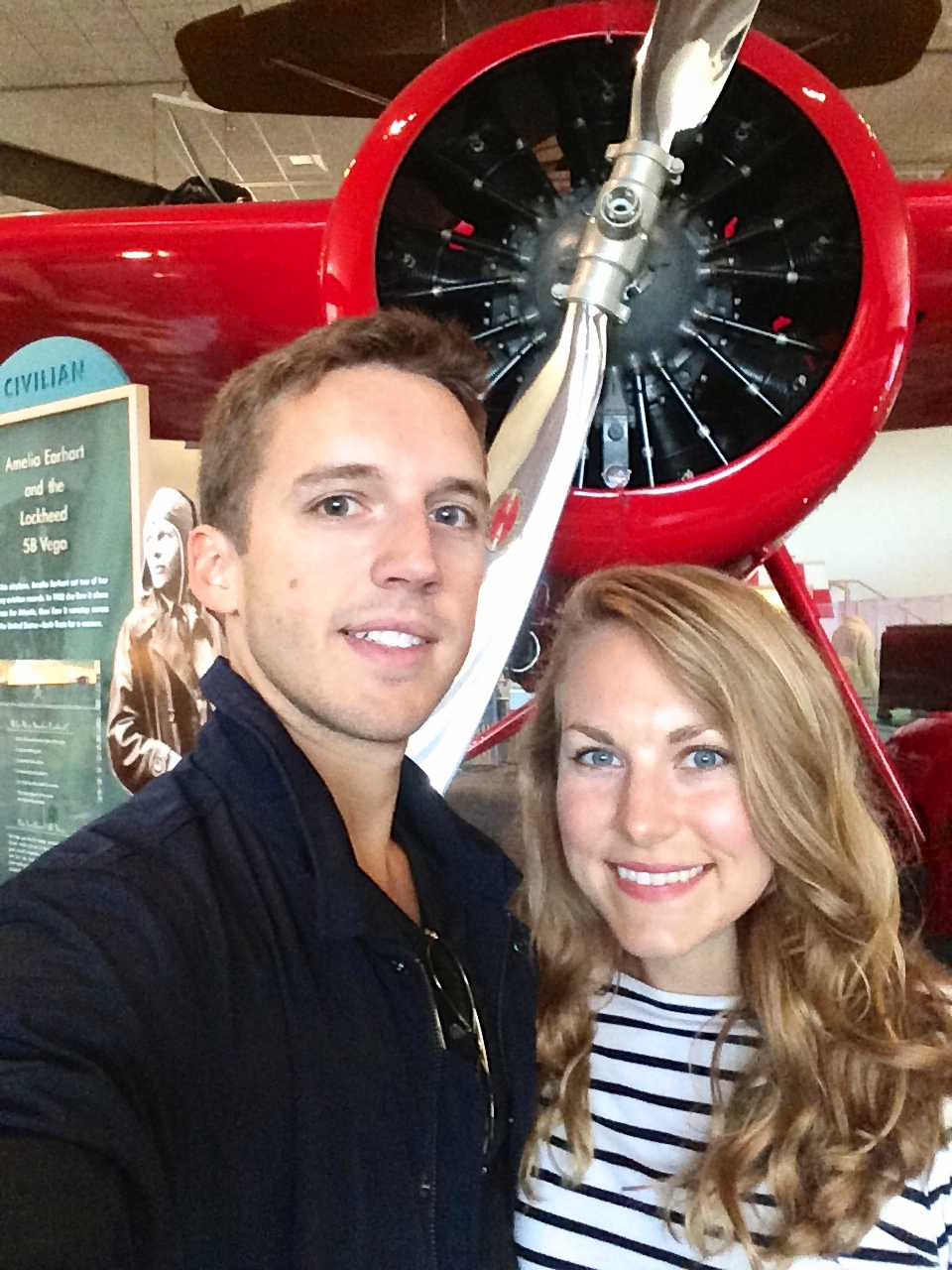 See Amelia behind us?