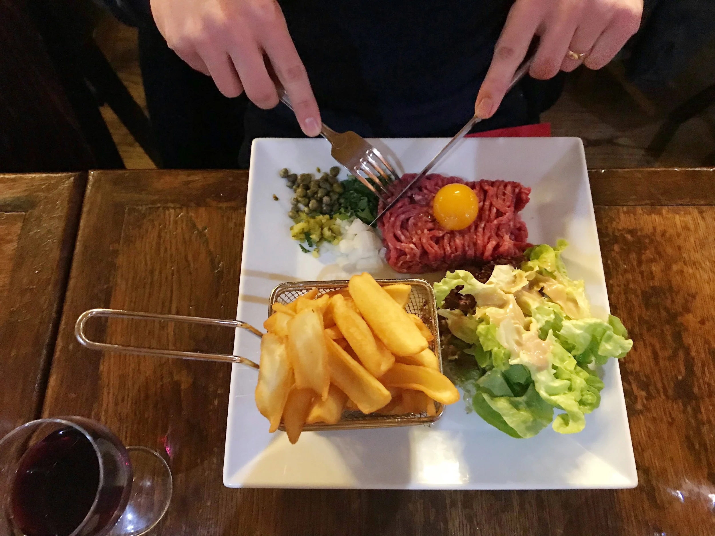 Okay, maybe this meal was a little intimidating…