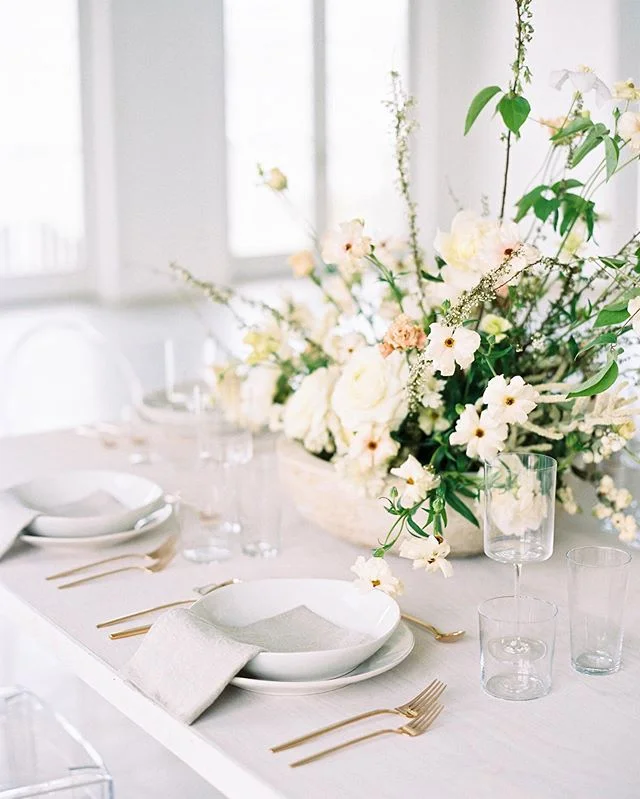 Haley and Austin chose to host their intimate wedding in a charming space, reminiscent of a loft in New York City, all while paying homage to their home on the Florida Coast. The clean lines and industrial sensibility provided the breath for their story to unfold in a natural, uncomplicated way. // featured on @oncewed ⠀
⠀
⠀
⠀
⠀
#floridawedding #oncewed #30a #alysbeachfl #alysbeachwedding #industrialwedding #modernwedding #minimalism #floraldesign #filmphotography #luxewedding #marthaweddings #filmwedding #weddinginspo #coastalbride #coastalwedding #30avenue #luxuryweddingphotographer #tablescapedesign #weddingreception