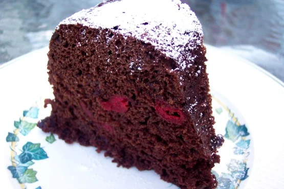 Chocolate Sour Cherry Bundt