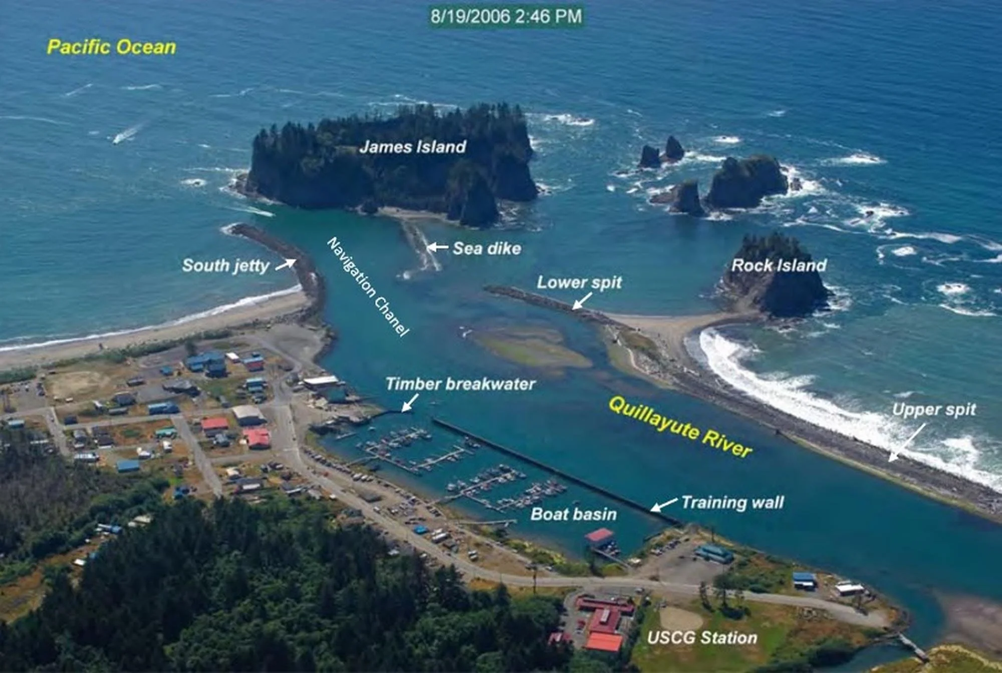 La Push Harbor and the Quillayute River Entrance-2006