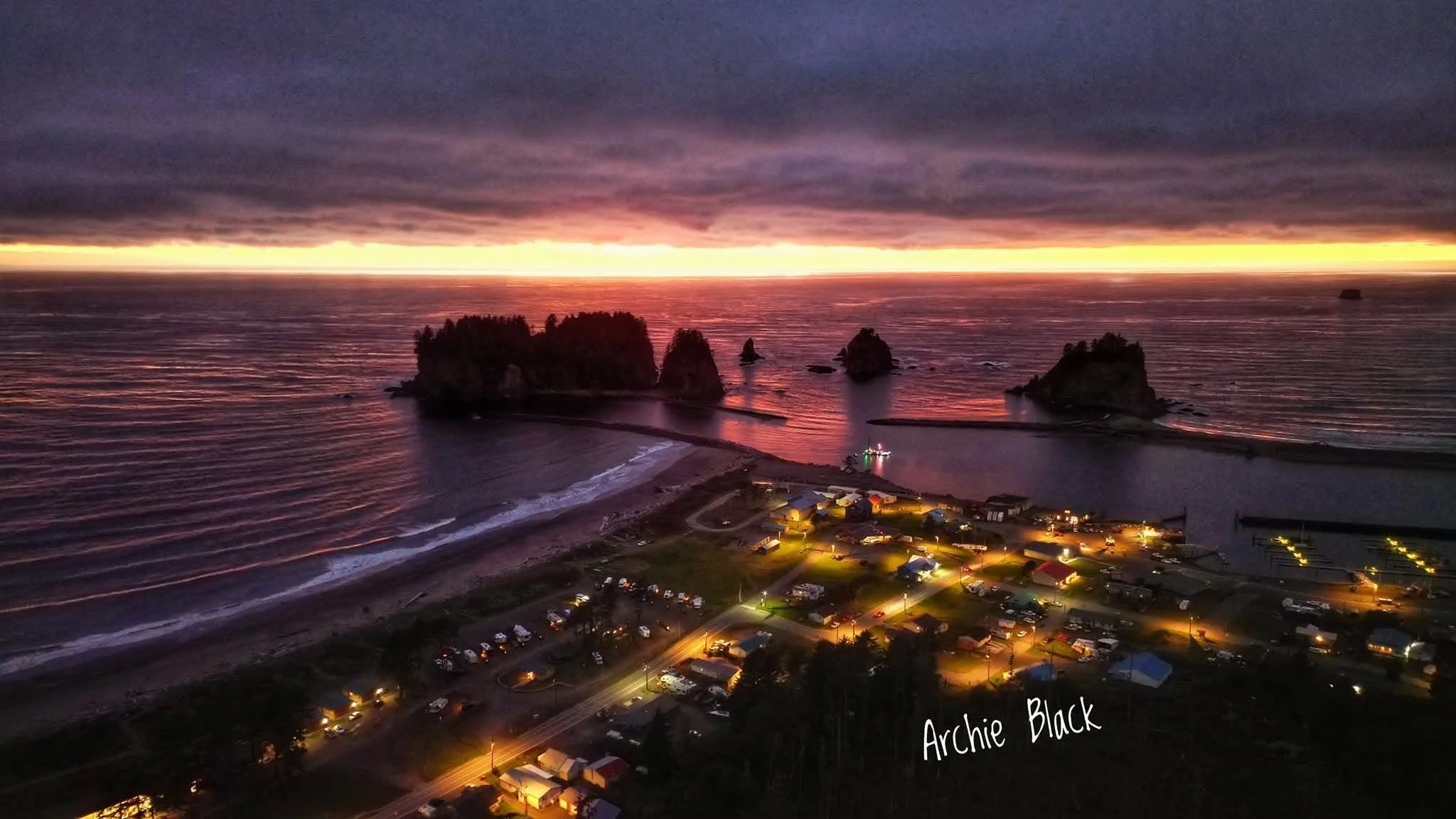 La Push and the Pacific at Sunset