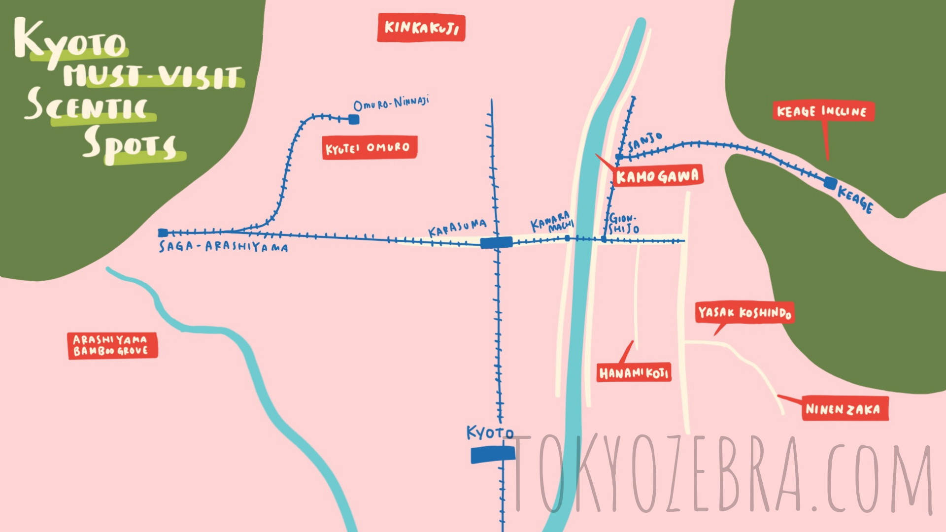 Kyoto Map Scenic Paolo from Tokyo.png