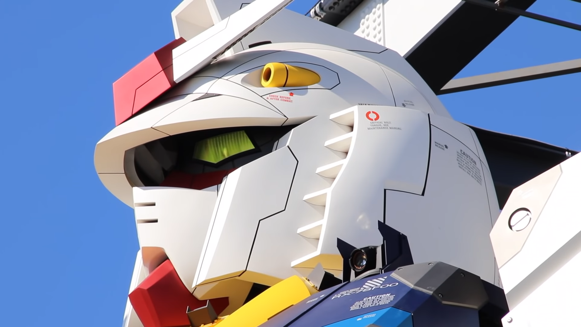 World's Largest Gundam Factory in Yokohama Full Scale Moving Gundam