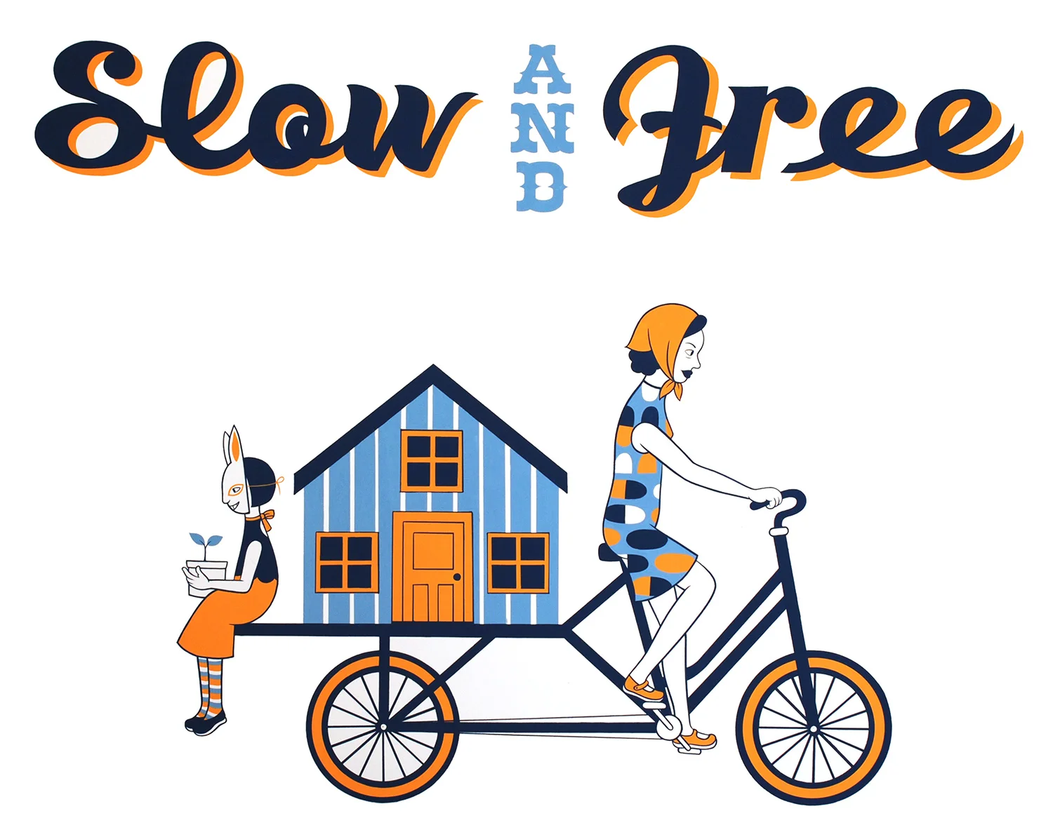 Slow and Free, 21 X 26 in