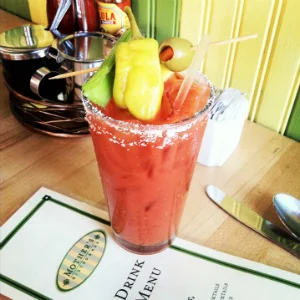 Mother's Bistro & Bar.  Bloody Mary Perfection.
