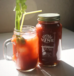 Vintage Vine. A Five Celery Stalk Bloody Mary.