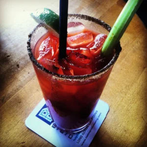 Belmont Brewing Co. A Bloody Mary with a View.