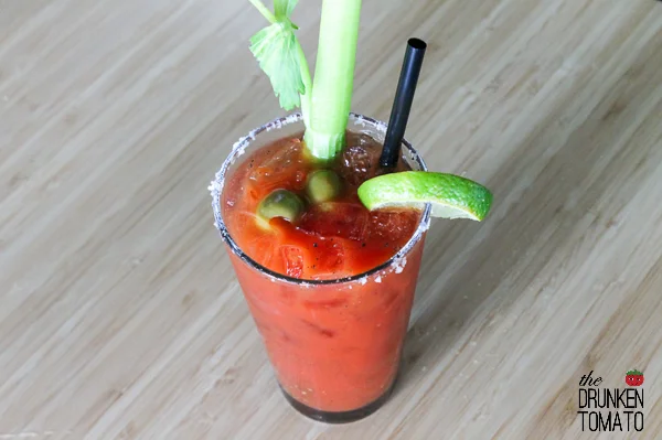 The CookHouse, Lake Shasta. A Crap Bloody Mary.