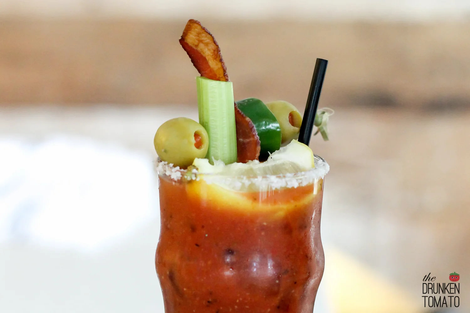 Smiling Bloody Marys at Eureka! - Seattle