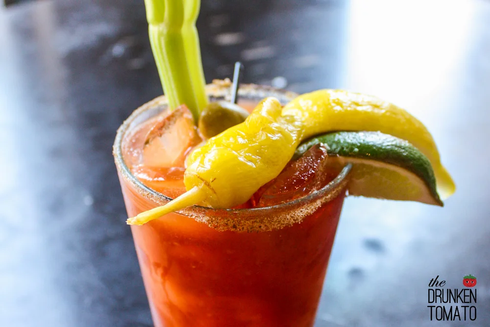 Horseradish Bloody Marys at The Fat Dog - Los Angeles