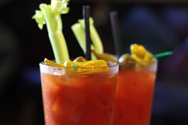 Bloody Mary Choices Galore at Hattie’s Hat - Seattle