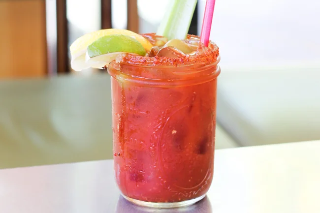 Bacon Jam Bloody Marys at Skillet Diner - Seattle