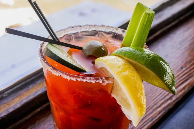 Relaxing Afternoon Bloody Marys at Moonshadows - Malibu