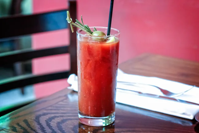 Italian Inspired Balsamic Bloody Marys at Volterra - Seattle