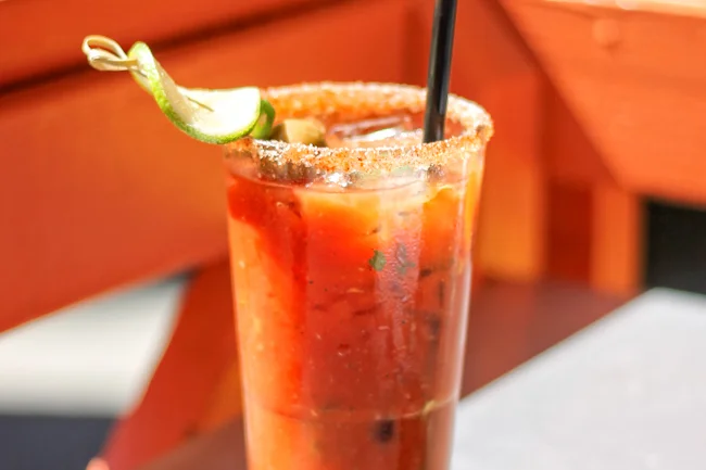 Cilantro Spiked Bloody Marys at Cactus - Seattle