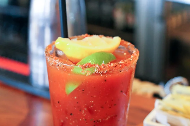 Creole Bloody Marys at Toulouse Petit - Seattle