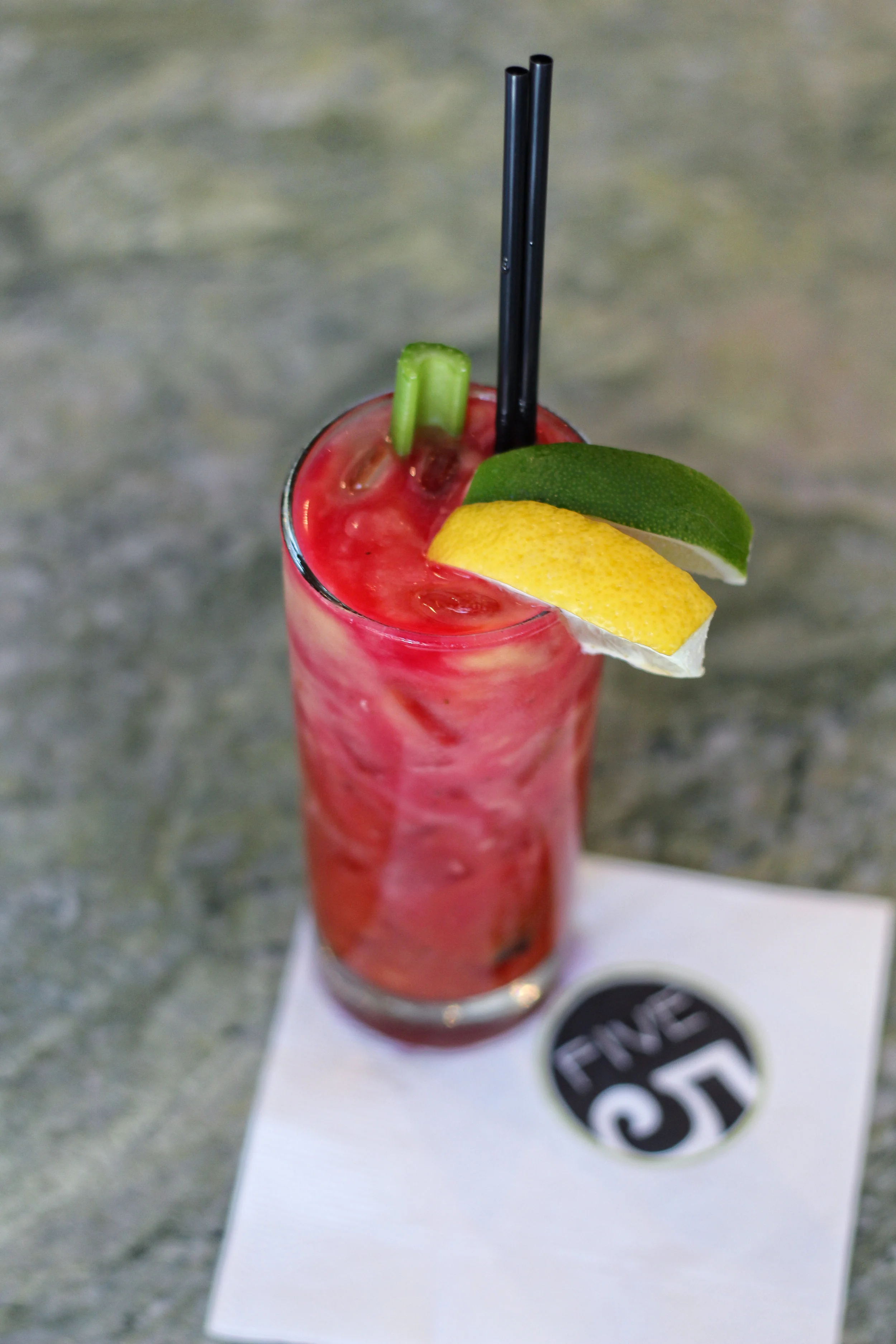 Beet Bloody Mary at FIVE Berkeley