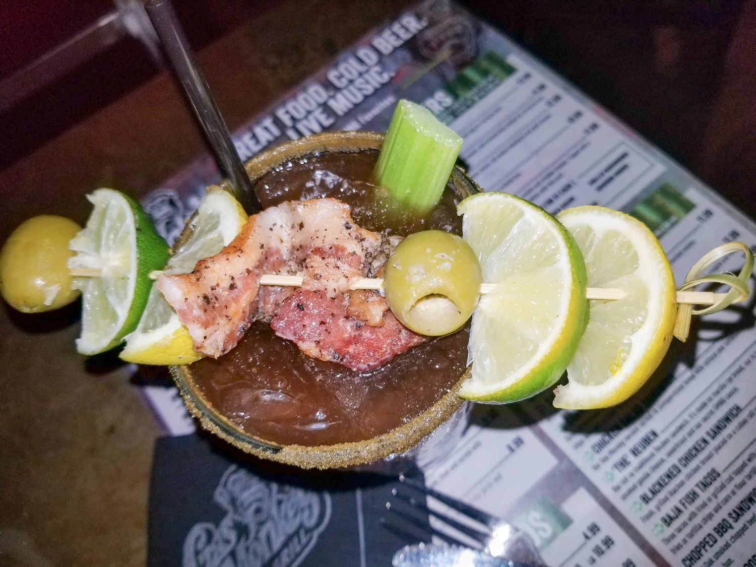 Stout Spiked Bloody Marys at Gas Monkey - Dallas