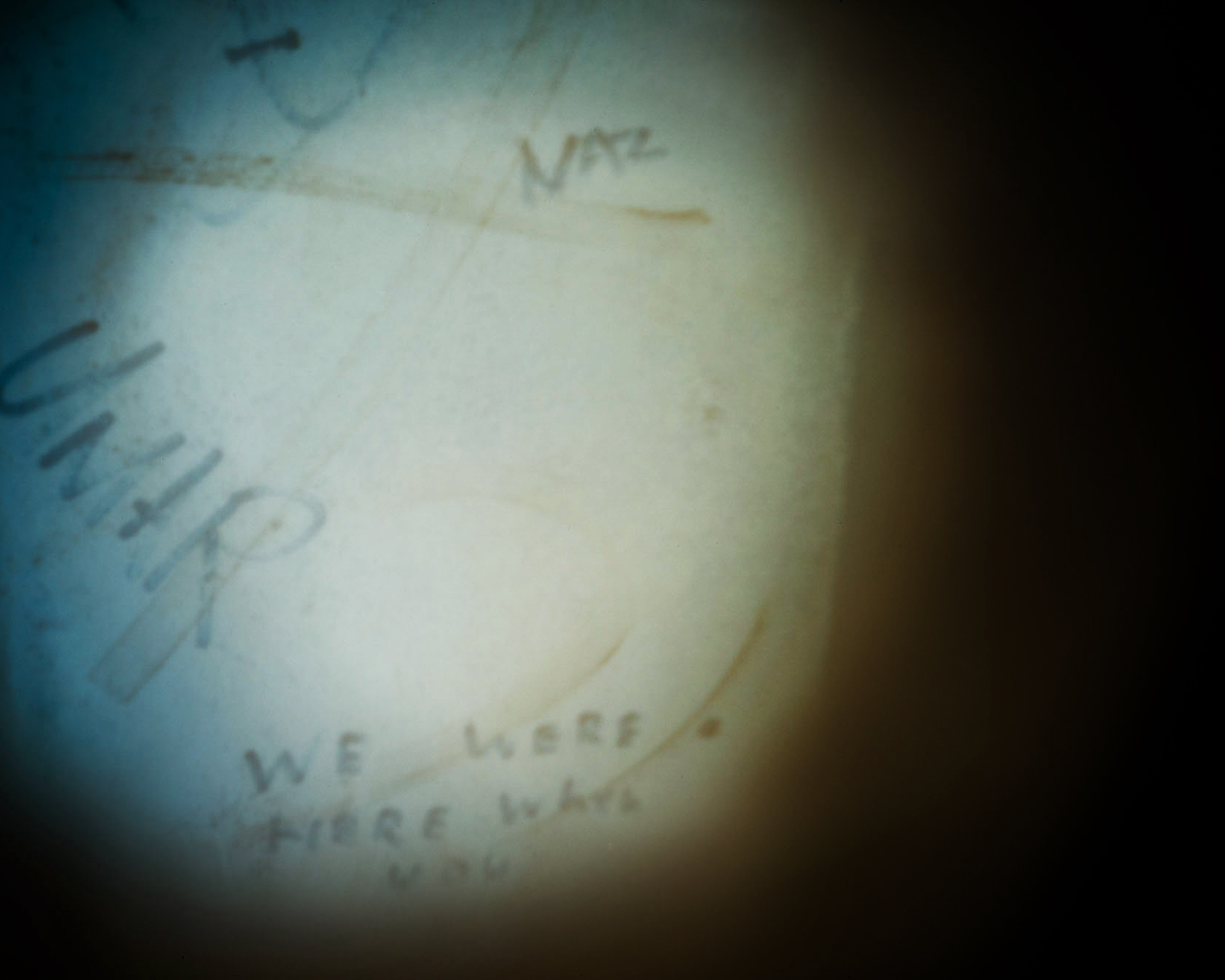 Graffiti - "We were here when you....'