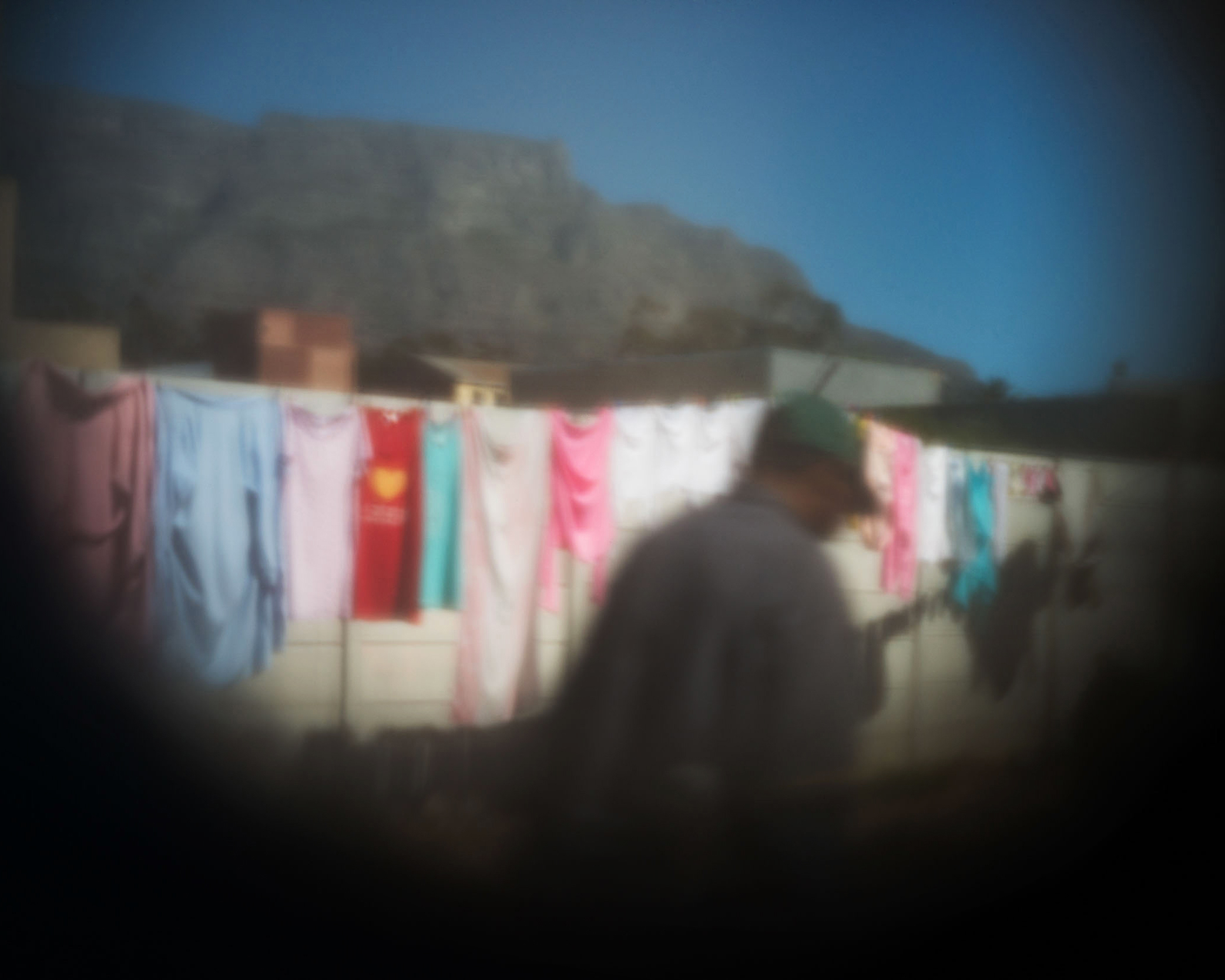"Sometimes people steal our clothes but we have to dry them somewhere and normally us or one of our neighbours will watch them." Brian, a Woodstock resident about hanging their washing on the street.