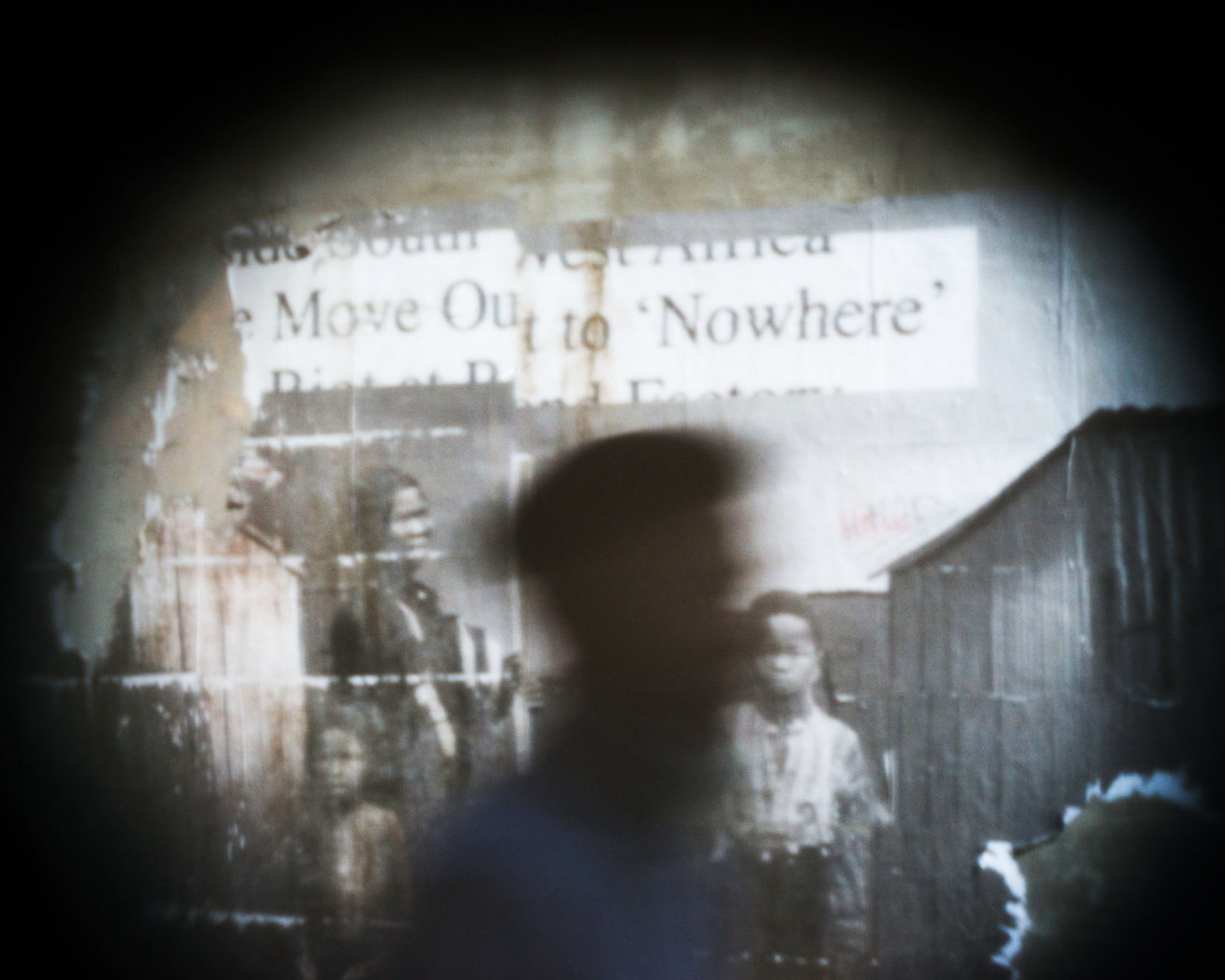 Riyaad Hendricks leaves his home on Rhodesia Street. He has lived in the area for his entire life.