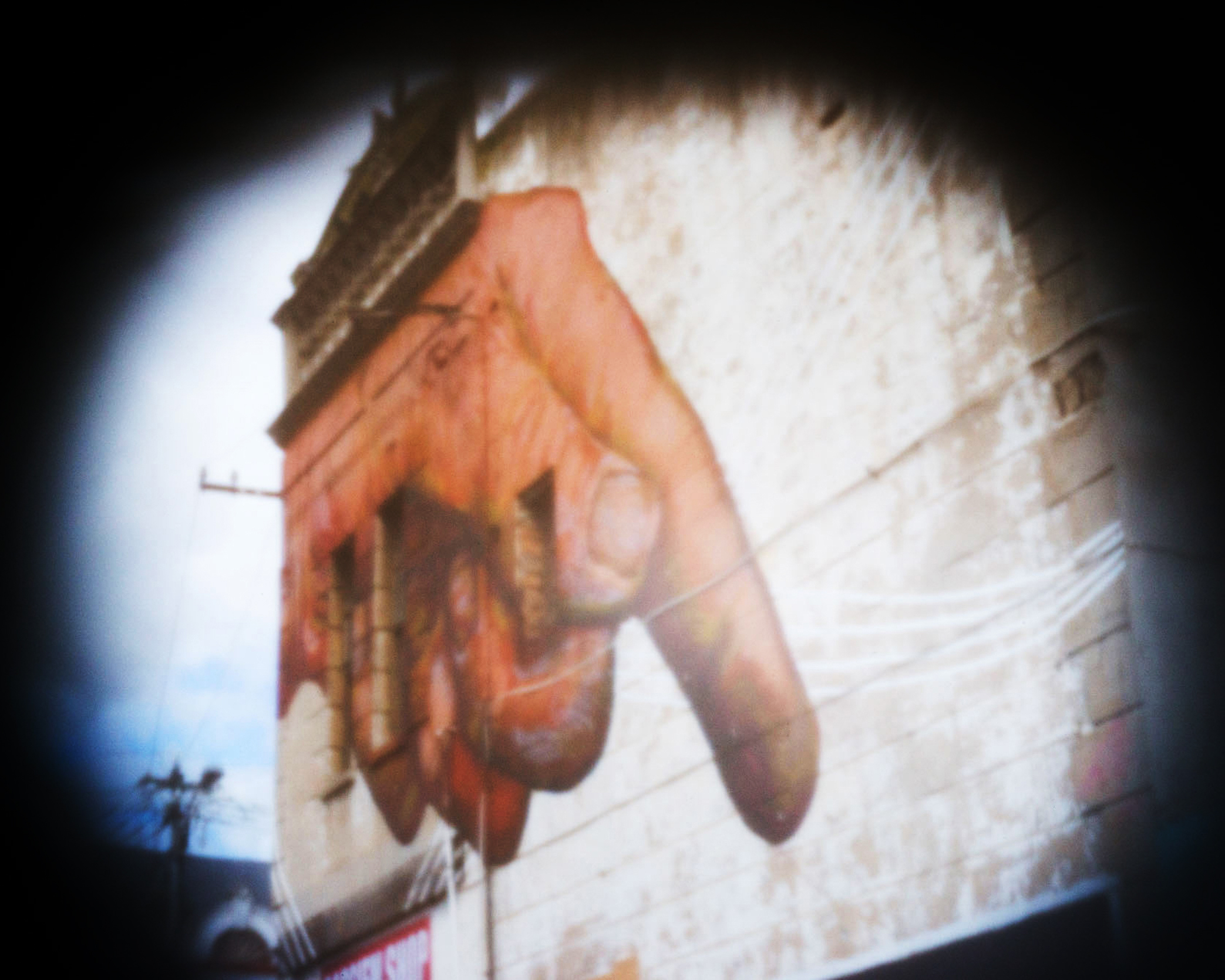Graffiti created by Gia, a graffiti artist from New York.