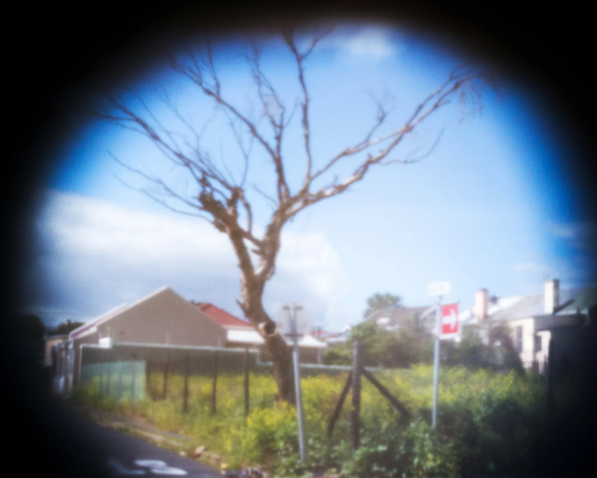 Empty plot of land on the corner of Victoria Walk and Barton Street.