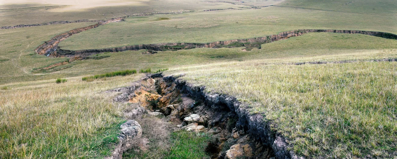 Soil erosion outside Coffee Bay - J. Riordan